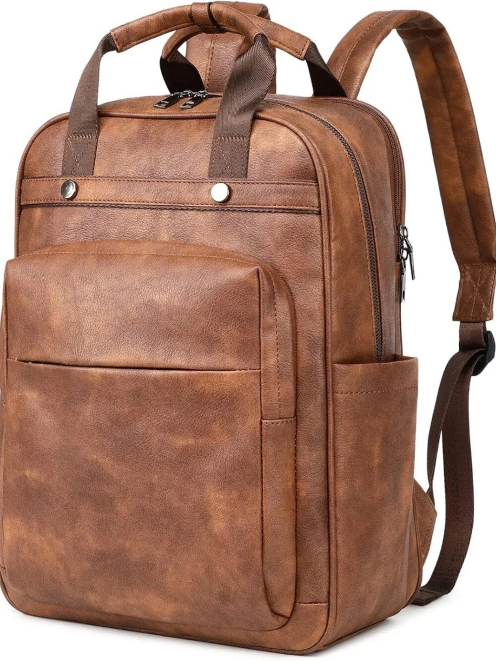Stylish PU Leather Women's Backpack | 17